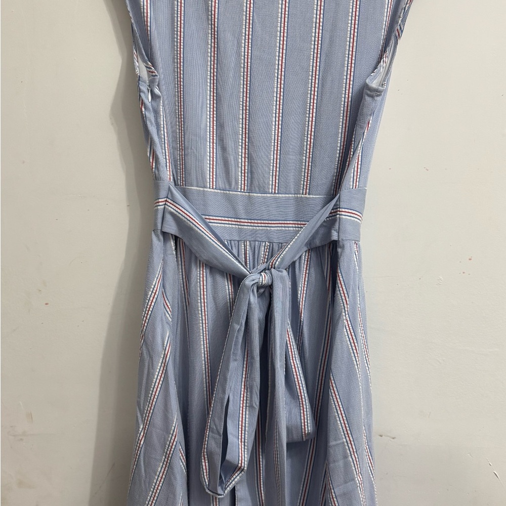 Vineyard Vines Blue and Red Striped Dress